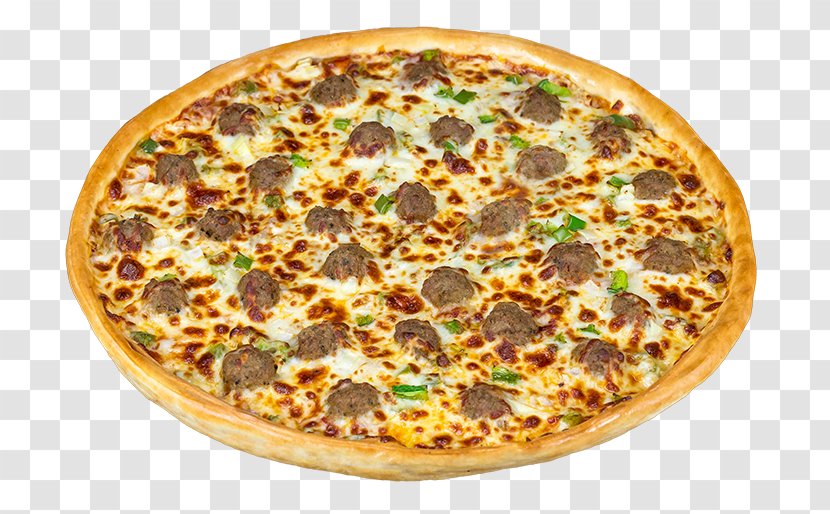 California-style Pizza Sicilian Meatball - Italian Food - Cheese And Onion Pie Transparent PNG