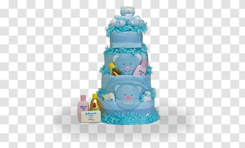 Diaper Cake Baby Shower Gift - Heart Transparent PNG