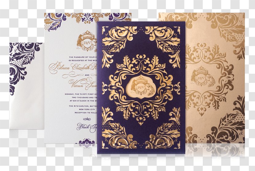Wedding Invitation Paper Atelier Isabey Printing - New York City - Luxury Transparent PNG