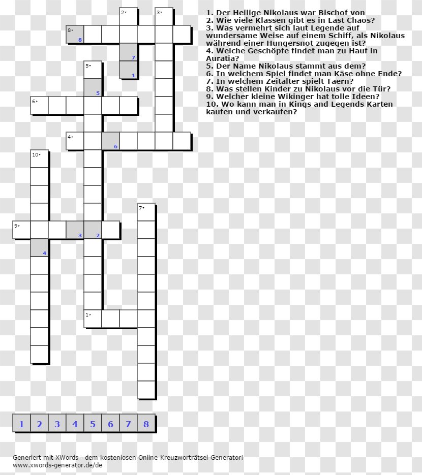 Crossword Regnum Online Last Chaos Dragon's Prophet Gamigo - Roccat - Riddle Transparent PNG