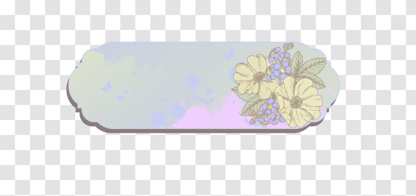 Paper Bookmark - Flower - Floral Notes Transparent PNG