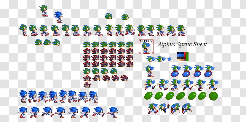 Sprite Sonic & Knuckles The Hedgehog Mod Pixel Art - Artist Transparent PNG