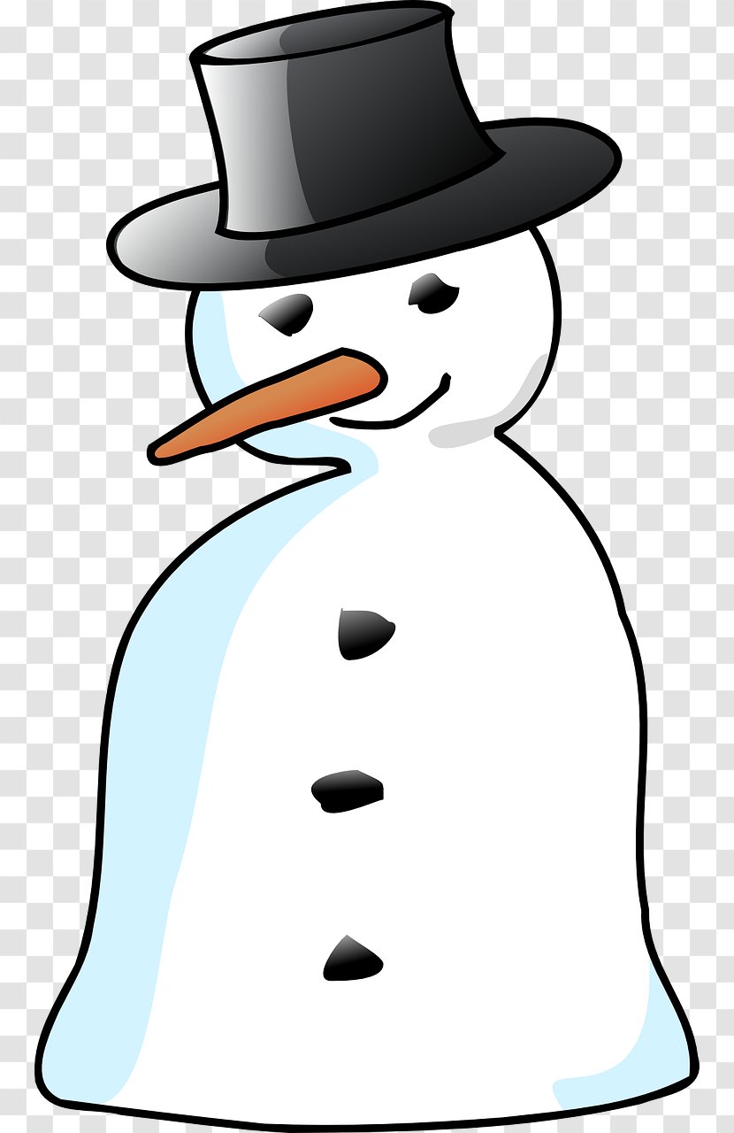 Snowman YouTube Carrot Clip Art - Public Domain Transparent PNG