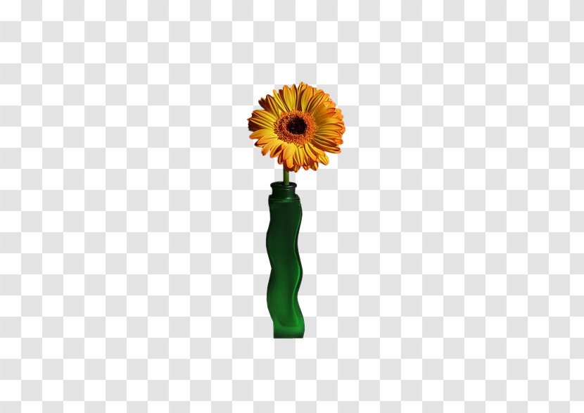 Common Sunflower Vase - Chrysanths - Decorative Flower Transparent PNG