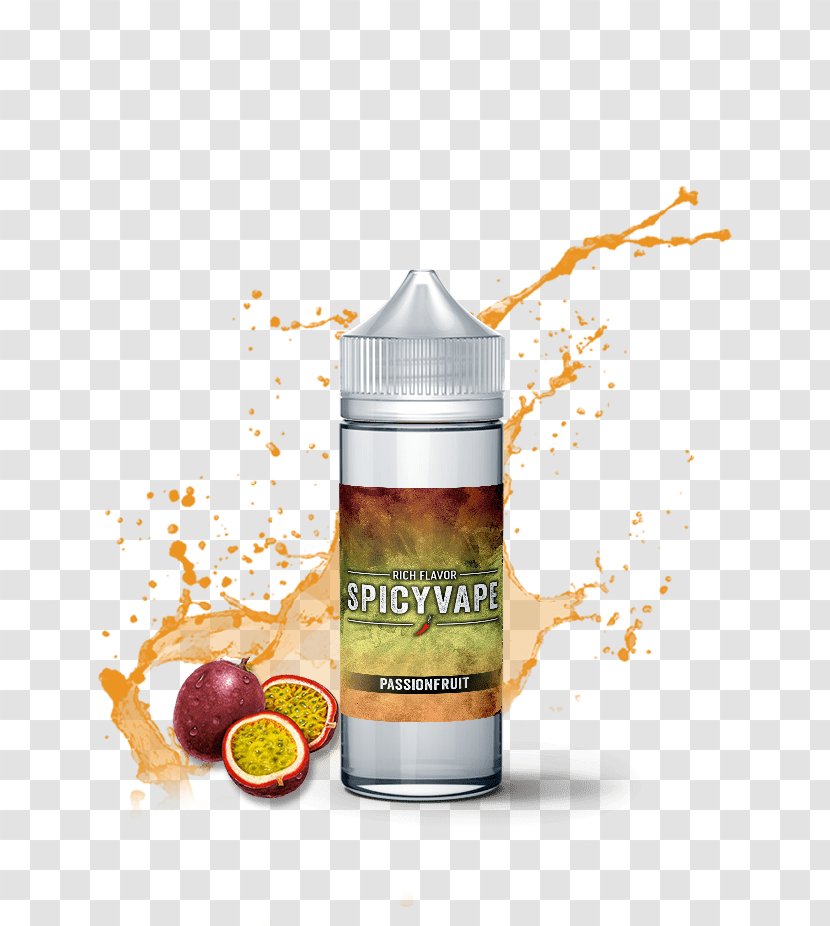 Electronic Cigarette Aerosol And Liquid Juice Flavor Drink - Passion Fruit Transparent PNG