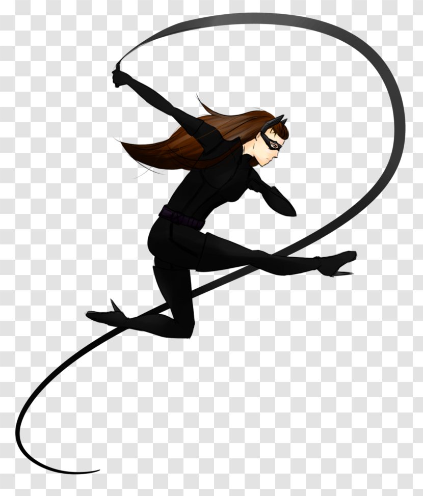 Catwoman DeviantArt Female - Silhouette - Anne Hathaway Transparent PNG