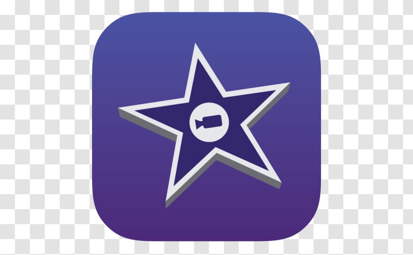 Electric Blue Star Purple Symbol Cobalt - IMovie Transparent PNG