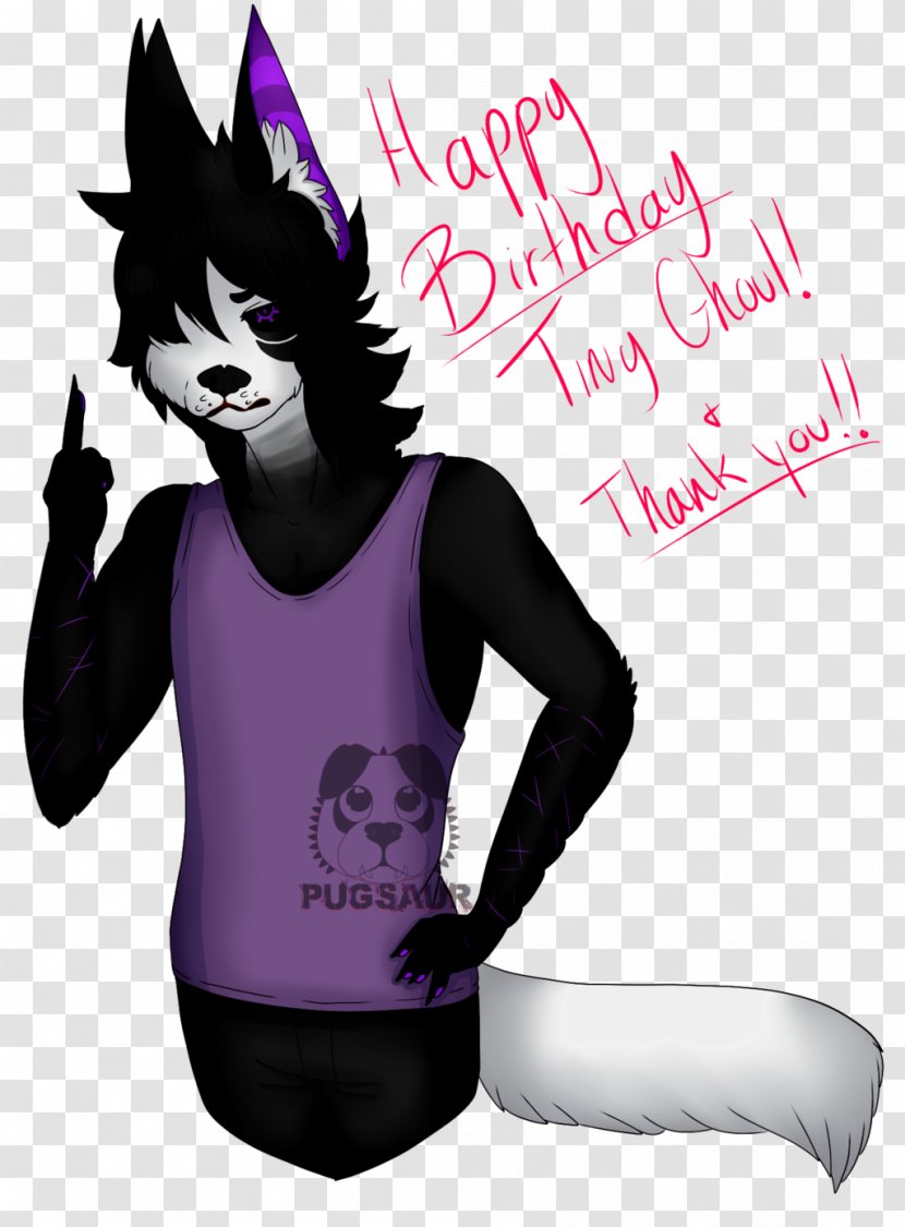 Cartoon Mammal Character - Thank You Birthday Transparent PNG