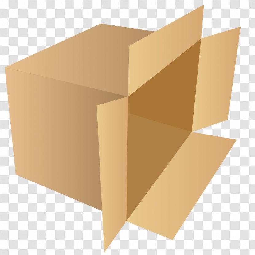 Paper Packaging And Labeling Box Carton - Parcel - Vector Model Tray Transparent PNG