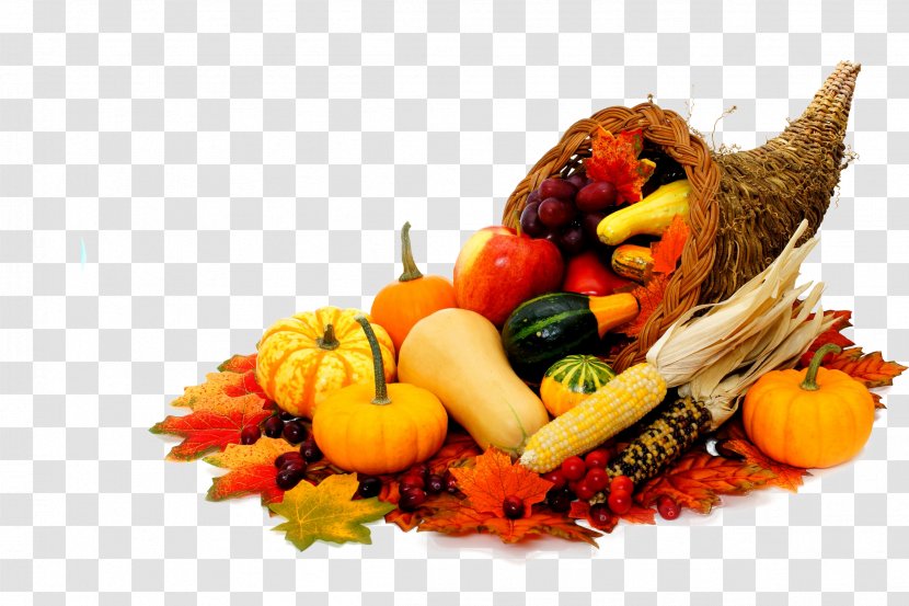 Thanksgiving Cornucopia Food Vegetarian Cuisine Stuffing - Delicious Transparent PNG