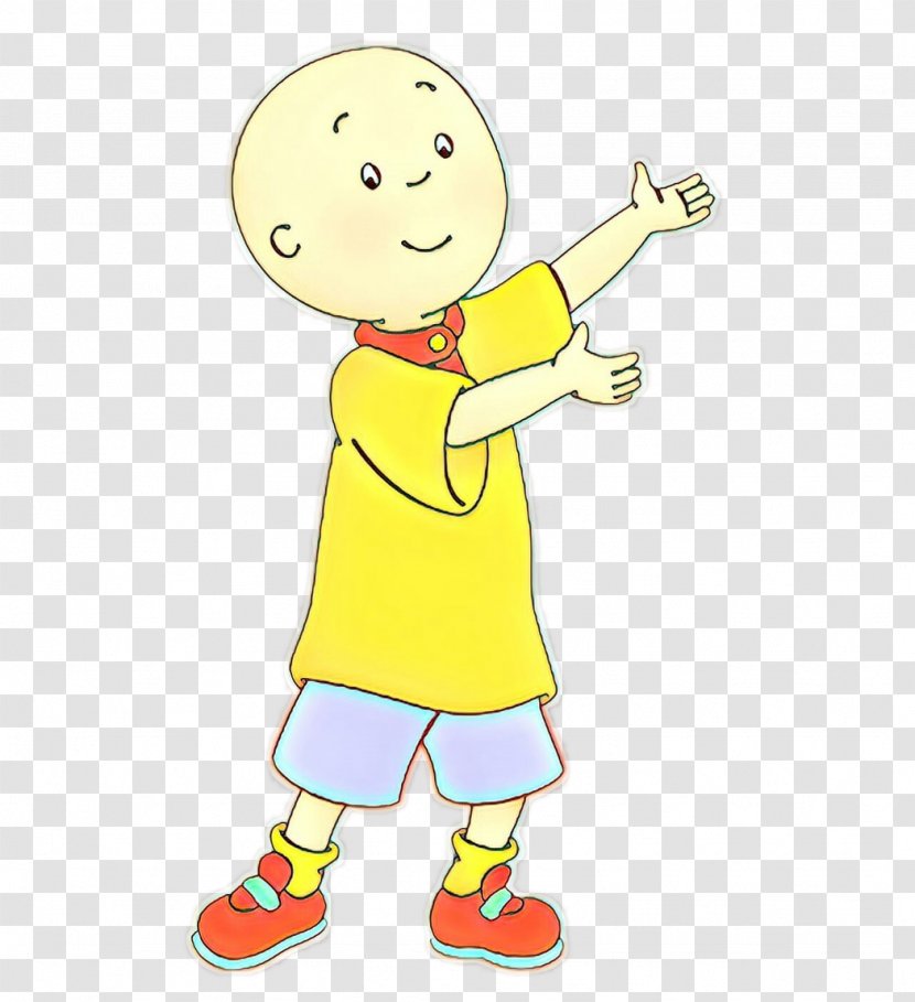 Cartoon Yellow Child Clip Art Finger - Happy Transparent PNG