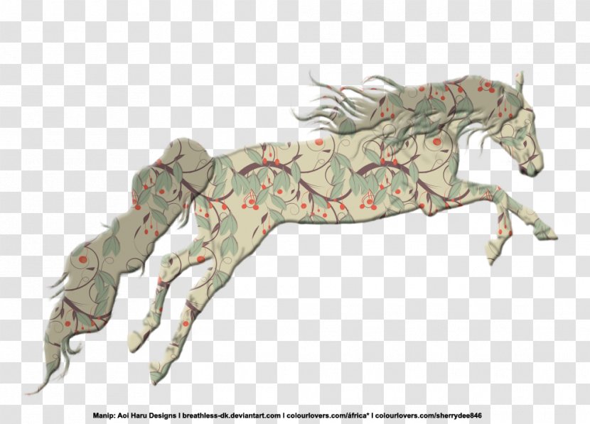 Mane Mustang Stallion Pony Horse Tack - Grass Transparent PNG