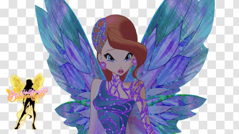 Bloom Flora Tecna Aisha Winx Club - Purple - Season 6World Of Transparent PNG