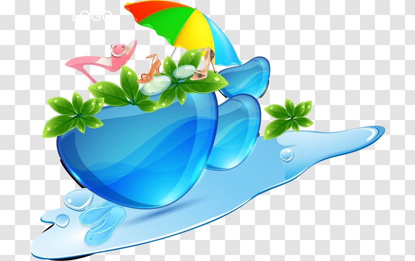 Download Clip Art - Blue - A Cool Summer Transparent PNG