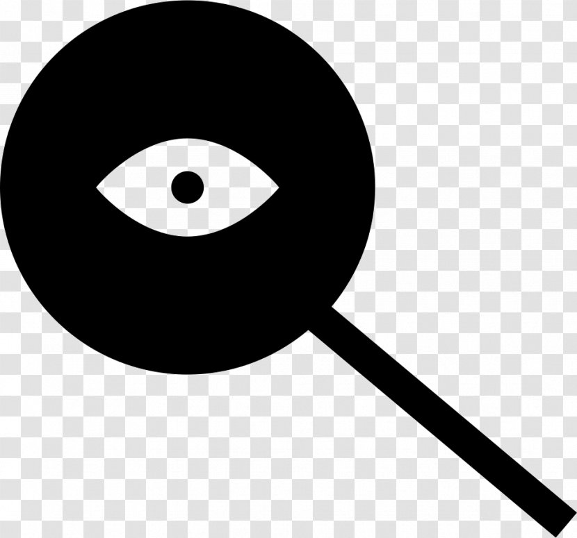 Magnifying Glass - Black And White - Detective Transparent PNG