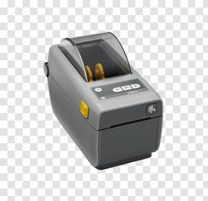 Label Printer Thermal Printing Zebra Technologies Barcode - Electronic Device Transparent PNG
