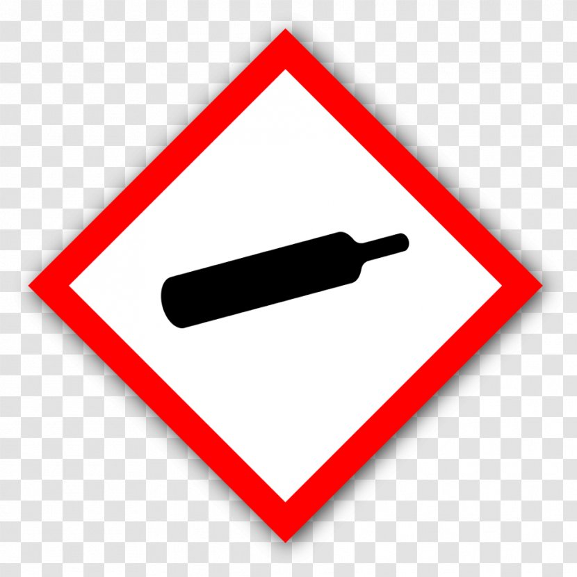 Gas Cylinder Globally Harmonized System Of Classification And Labelling Chemicals Pressure Chemical Substance - Ghs Hazard Pictograms - Symbol Transparent PNG