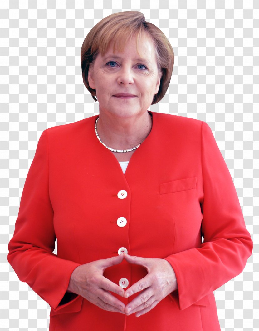 Angela Merkel Chancellor Of Germany Christian Democratic Union - Outerwear Transparent PNG