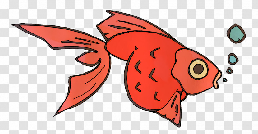 Cartoon Fish Character Orange S.a. Transparent PNG