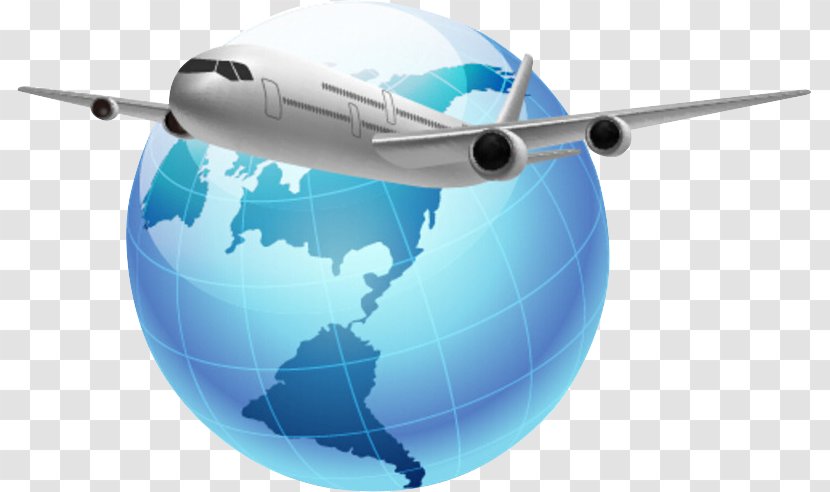 Globe Airplane World Travel Transparent PNG