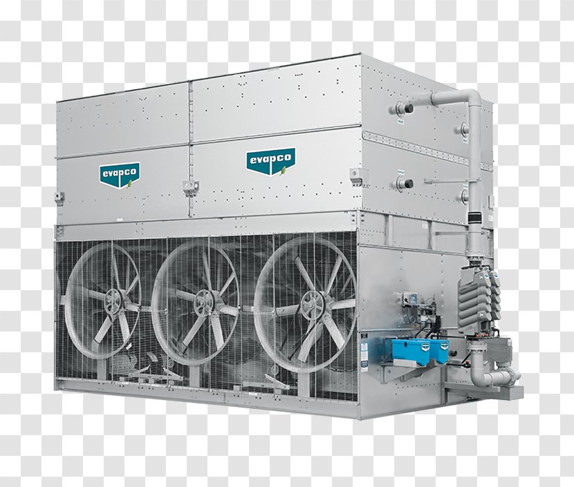 Evaporative Cooler Cooling Tower Condenser Evapco, Inc. Refrigeration - Centrifugal Fan Transparent PNG