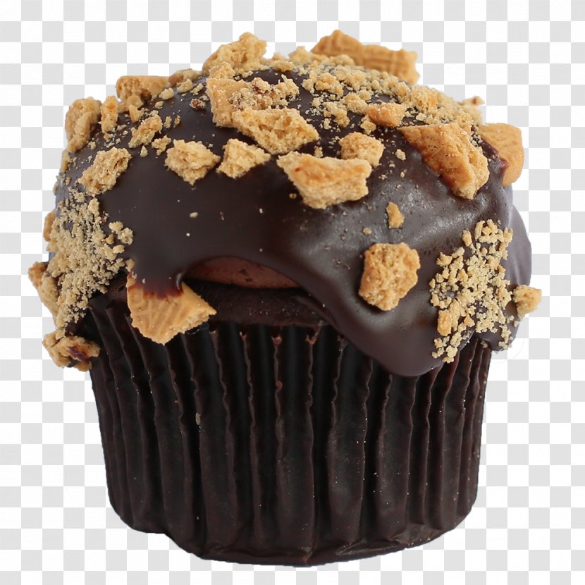 Cupcake Peanut Butter Cup Chocolate Truffle Party Muffin - Dessert Transparent PNG