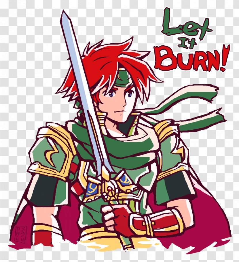 Super Smash Bros. For Nintendo 3DS And Wii U Roy Clip Art - Watercolor - Fire Emblem Transparent PNG