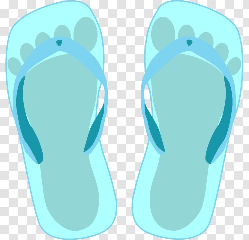 Slipper Shoe Clip Art - Footprint Picture Transparent PNG