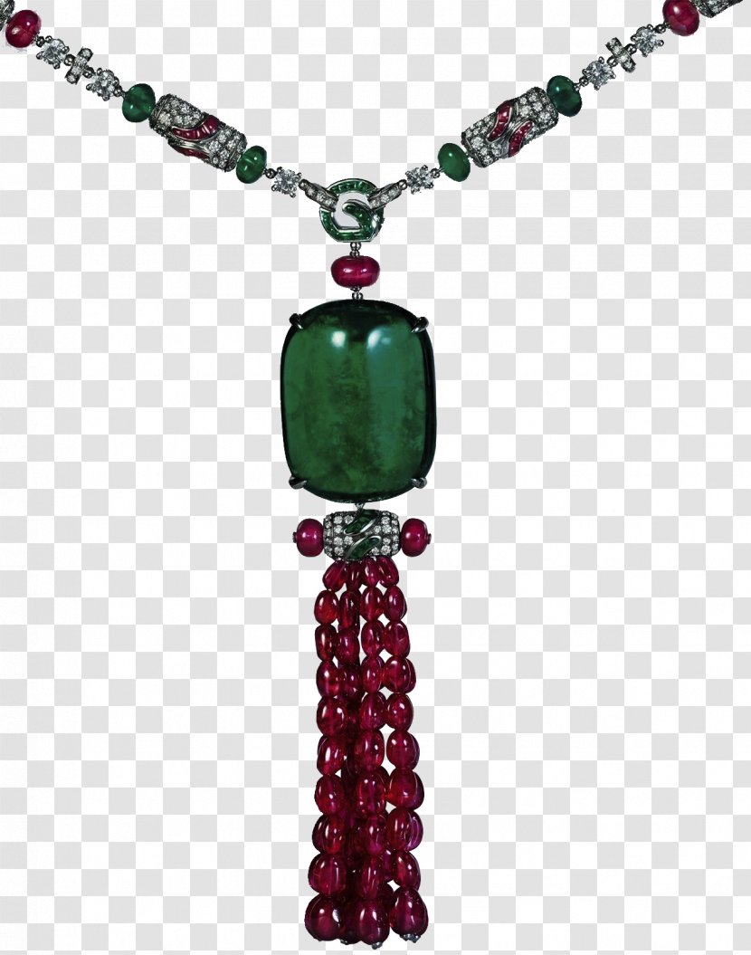 Earring Jewellery Diamond Cut Gemstone Bulgari - Ruby - Necklace Transparent PNG