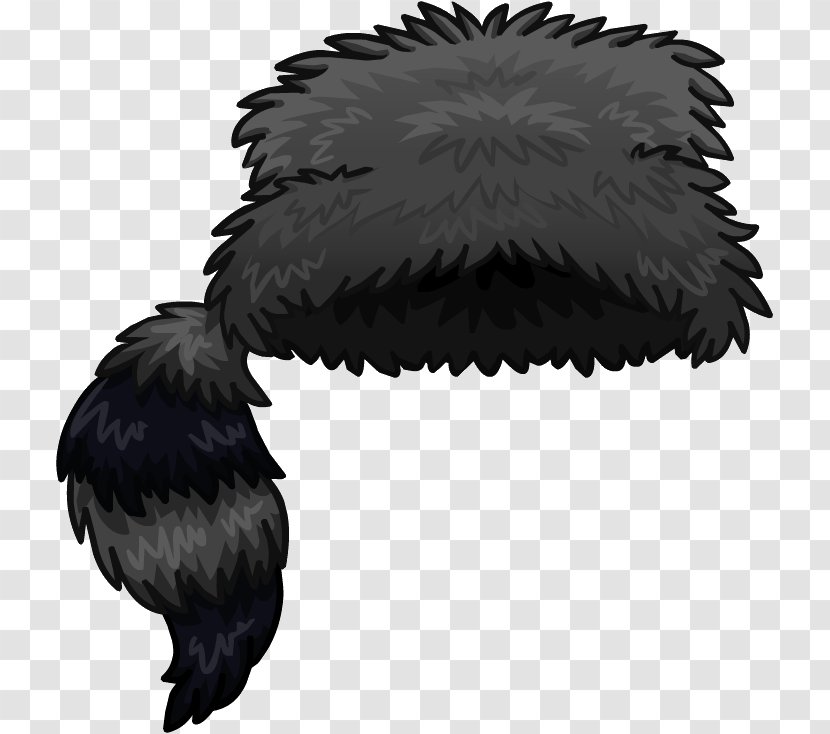 Club Penguin Island Raccoon Hat Clip Art - Knit Cap - Black Pictures Transparent PNG