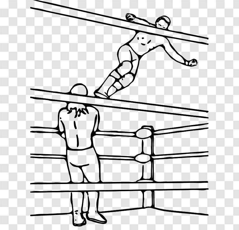 Dropkick Professional Wrestling Clip Art - Frame - Ring Transparent PNG