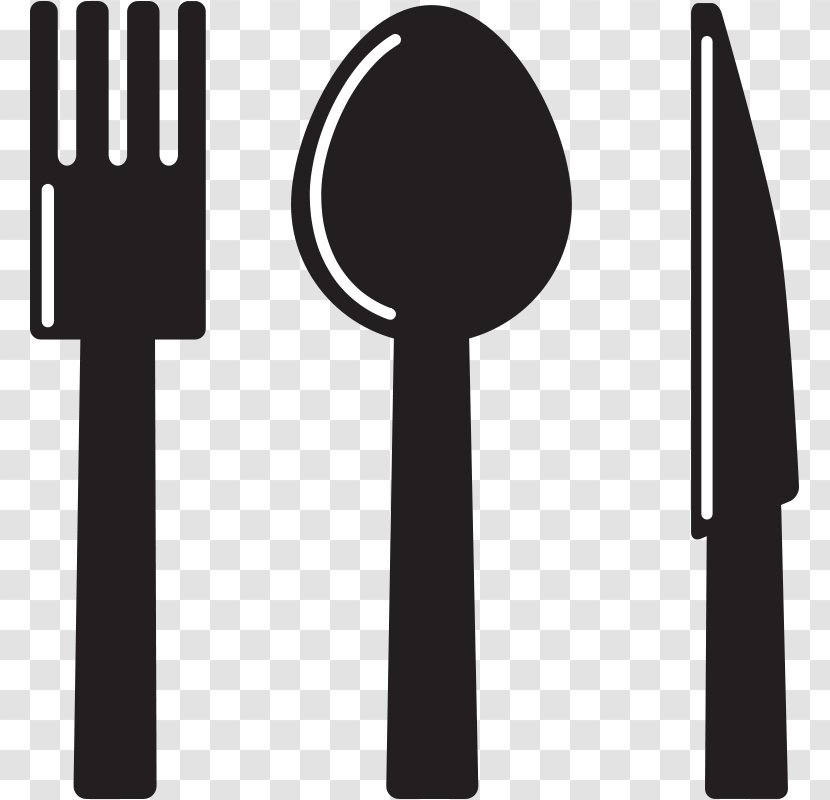 Kitchen Utensil Tool Clip Art - Spoon And Fork Clipart Transparent PNG