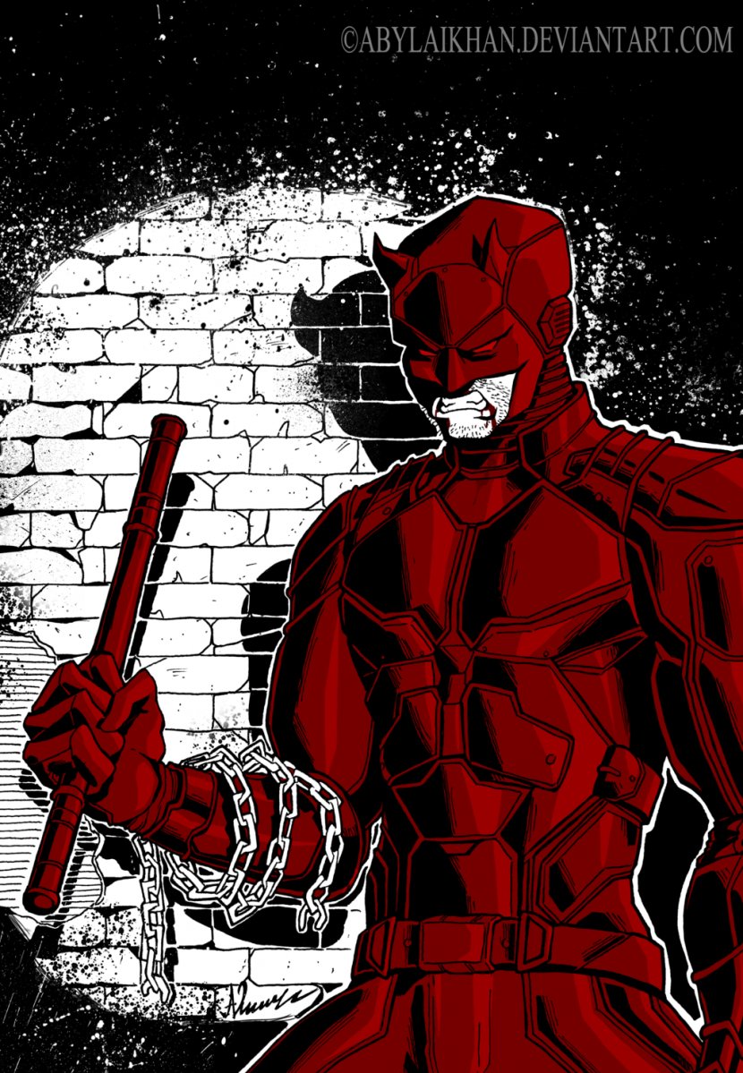 Daredevil Superhero Art Fiction - Drawing Transparent PNG