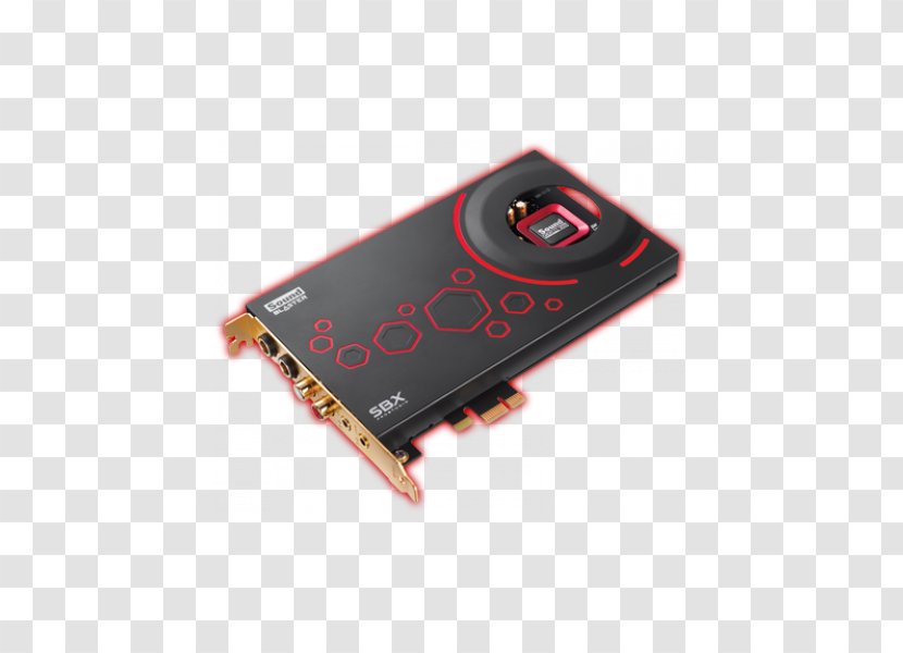 Sound Cards & Audio Adapters PCI Express Creative 5.1 Card Internal Blaster SoundBlaster ZXR PC Labs - Technology Transparent PNG