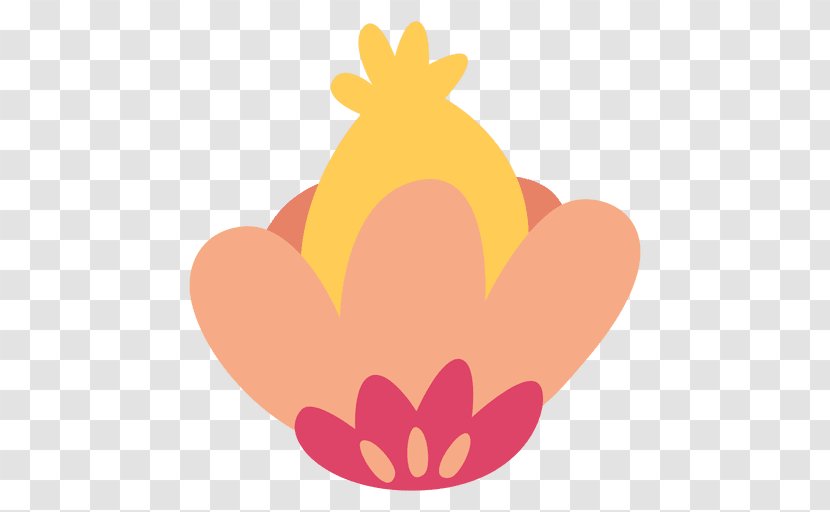 Flower Drawing Clip Art - Silhouette - Yellow Crown Transparent PNG