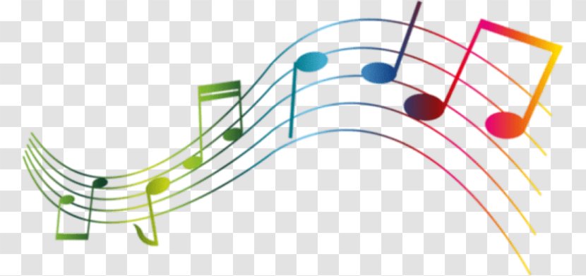 Musical Note Staff Clip Art - Watercolor Transparent PNG