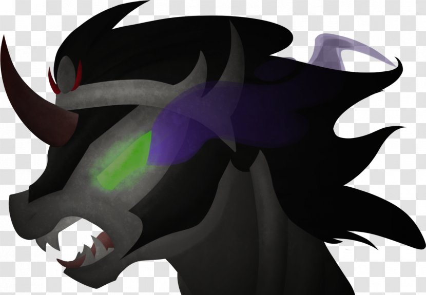 Sticker Pony Darkness King Sombra Telegram - Souls - Shadow Transparent PNG