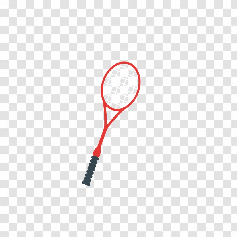 Brand Area Pattern - Point - Red And Black Badminton Racket Transparent PNG