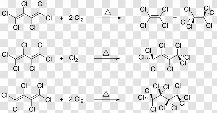 Hexachlorobutadiene Hexachloroethane Room Temperature Chemistry - Diene - Rectangle Transparent PNG