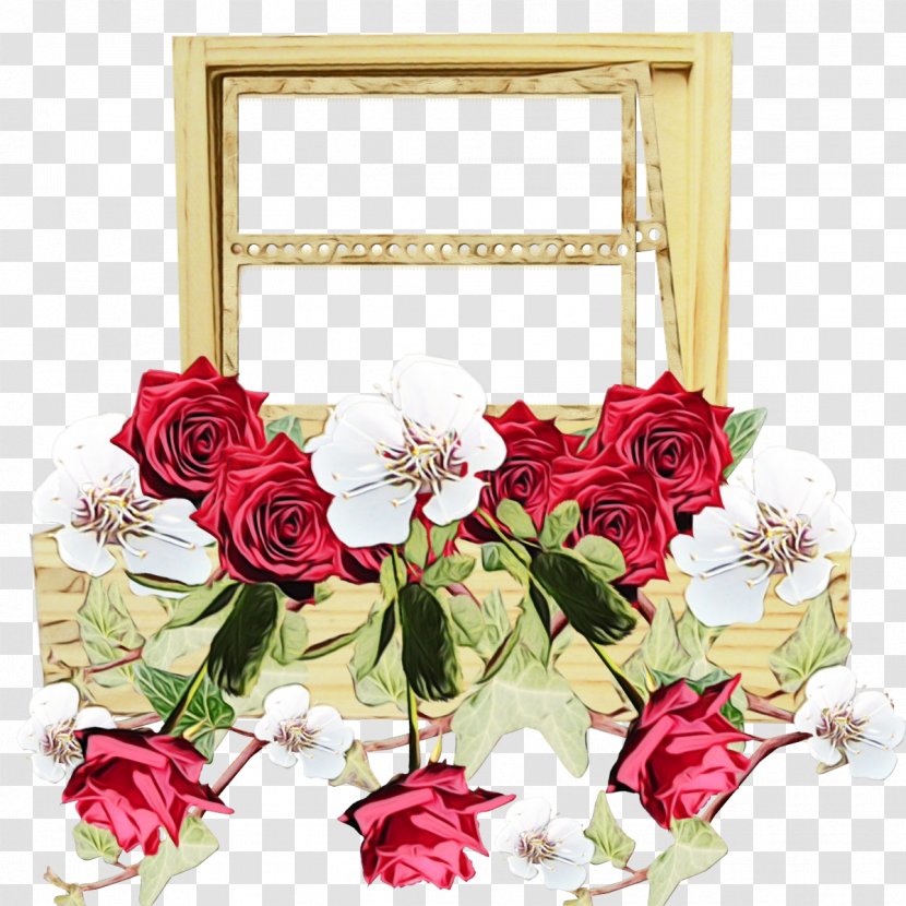 Garden Roses Cut Flowers Floral Design - Red Transparent PNG