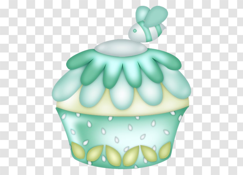 Bolo De Mel Cupcake Birthday - Green - Eat The Cake Of Bees Transparent PNG