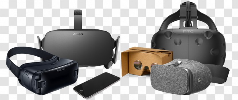 HTC Vive Oculus Rift Virtual Reality PlayStation VR Samsung Gear - Google Cardboard Transparent PNG