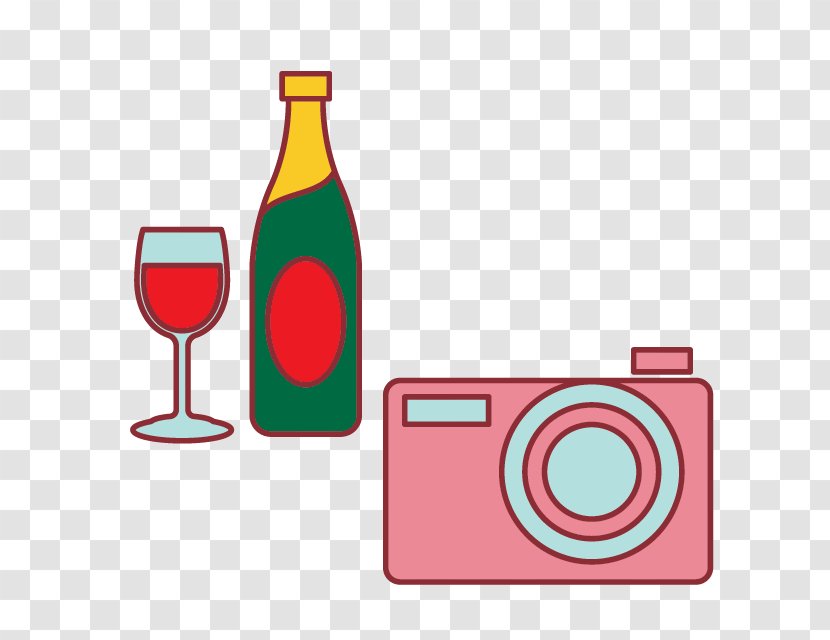 Photography Clip Art - Stemware - Vector Wine Camera Married Transparent PNG