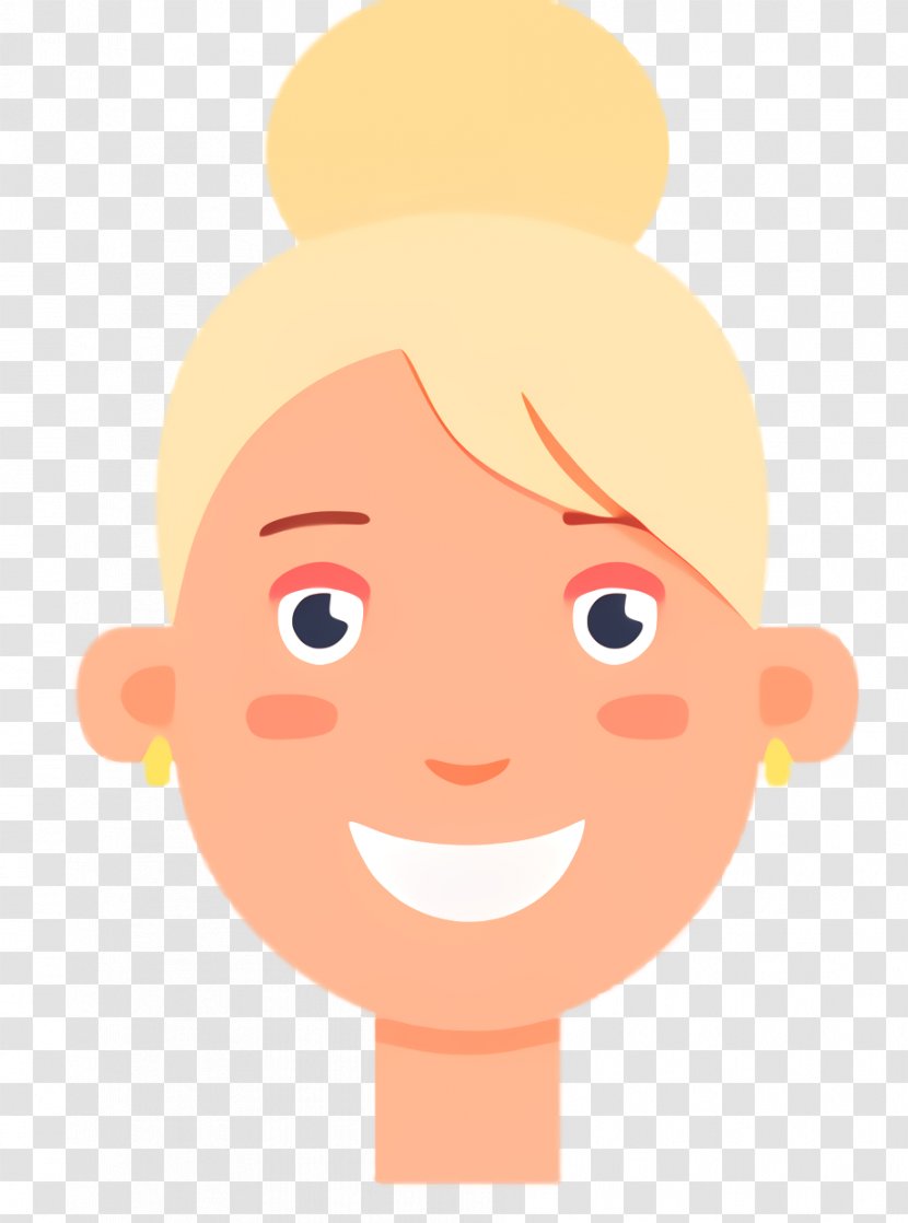 Woman Face - Pleased - Ear Gesture Transparent PNG