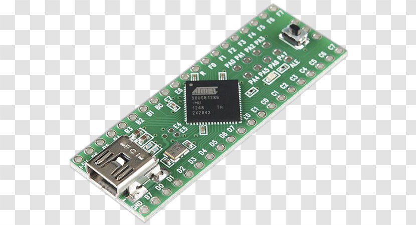 Microprocessor Development Board SparkFun Electronics Breadboard Microcontroller USB Transparent PNG