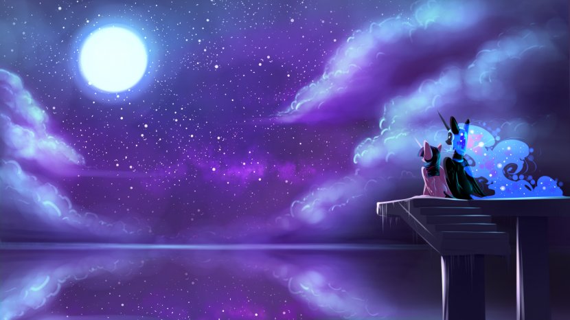 Princess Luna Twilight Sparkle Celestia Rainbow Dash Rarity - Atmosphere - Star Ocean Transparent PNG