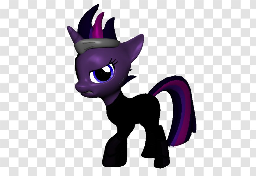Cat Pony Horse Snout Tail - Purple Transparent PNG