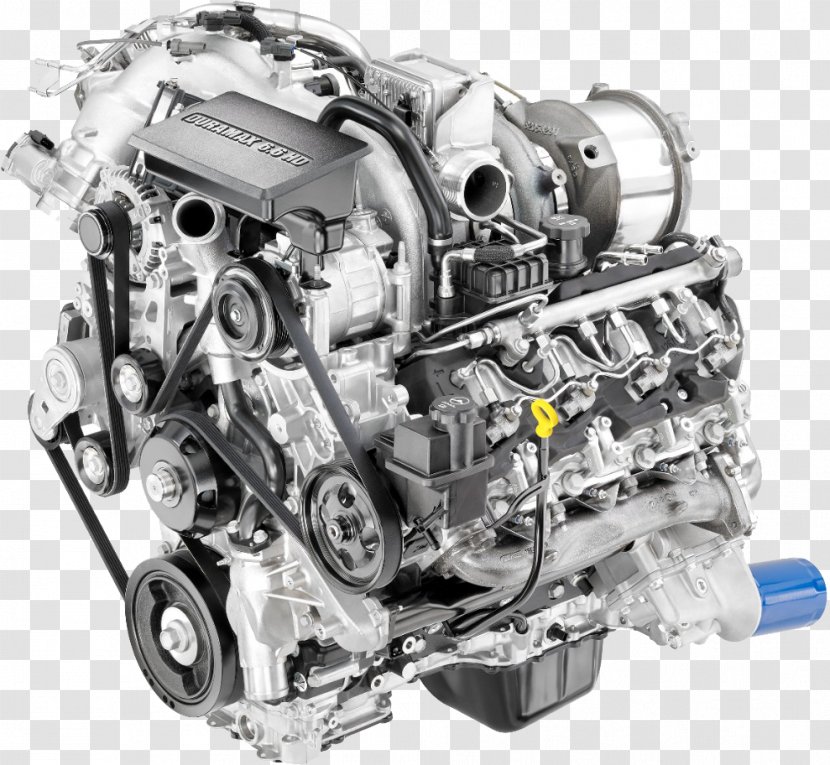 Chevrolet Silverado General Motors Pickup Truck Duramax V8 Engine - Automotive Part Transparent PNG