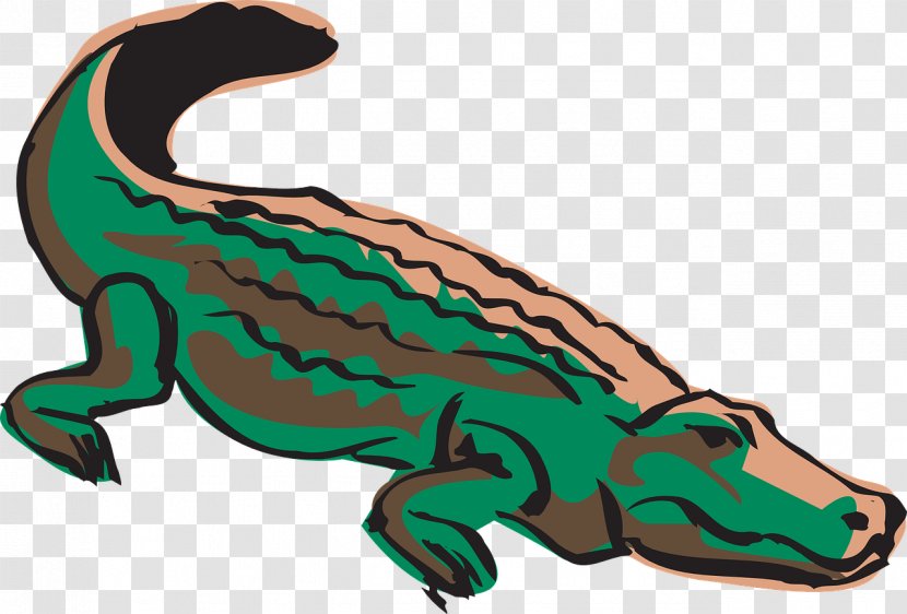 Crocodile Clip Alligator Art - Blue Transparent PNG