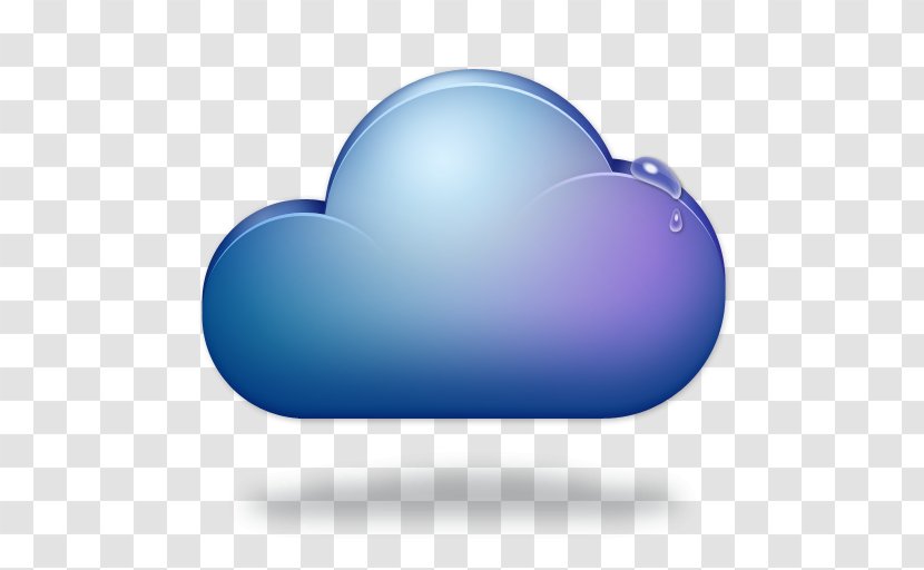 Cloud Computing Clip Art - Blue - Icons For Windows Transparent PNG